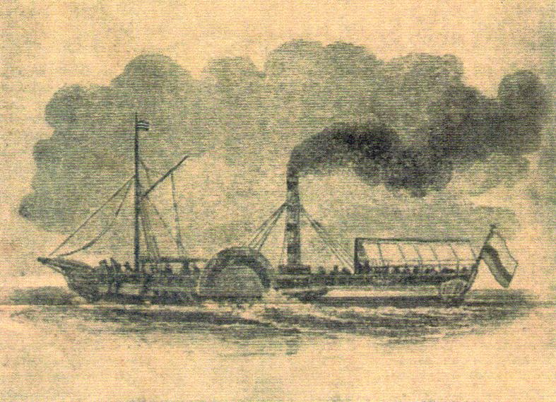 Grabado que presenta al buque a vapor “San Vicente”, llamado después “Guayas”, que fue el primero de esa clase construido en los astilleros de América del Sur.

 

Su construcción se inició el 18 de febrero de 1840 y fue lanzado al agua el 4 de agosto de 1841.
