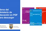 Libros o textos del ministerio de educación en PDF año lectivo 2023 – 2024